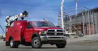 2011 Dodge Ram 4500 ST Chassis Cab with crane body and compressor(select to view enlarged photo)