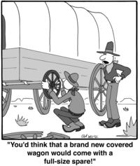 full sized spare tire (select to view enlarged photo)