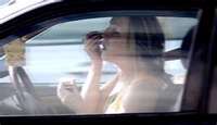 woman makeup car (select to view enlarged photo)