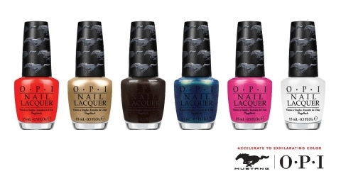 ford mustang nail polish