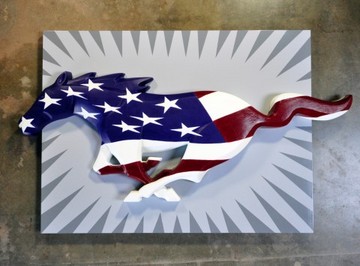 ford mustang art (select to view enlarged photo)