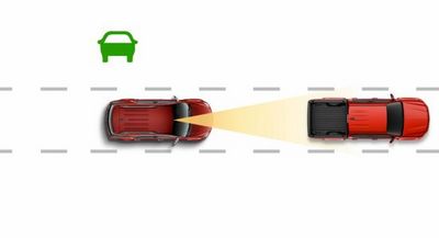 forward crash alert (select to view enlarged photo)