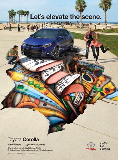toyota corolla art (select to view enlarged photo)
