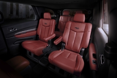 dodge durango red leather seats