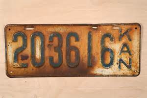 kansas license plate