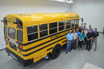 propane school bus (select to view enlarged photo)