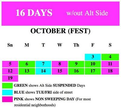 alternate side of the street parking (select to view enlarged photo)