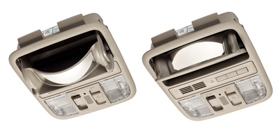 overhead console (select to view enlarged photo)