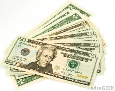 money (select to view enlarged photo)