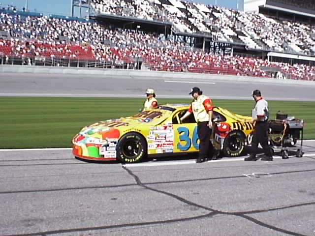 #36, Ernie Irvan, M & M's Pontiac