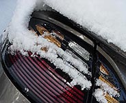 Up-close of the rear light